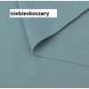 Stalowy niebieski - komplet z zamkiem i kapturem